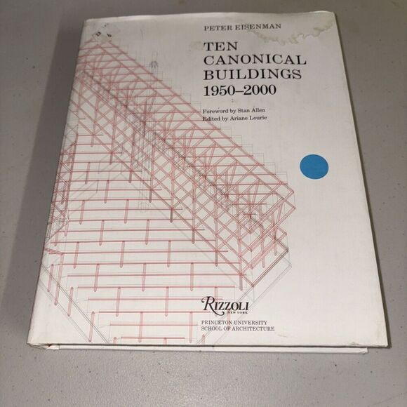 Ten Canonical Buildings 1950-2000. Peter Eisenman. Hardcover DJ - Picture 1 of 8